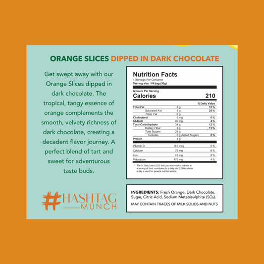 Orange Slices Dipped in Dark Chocolate