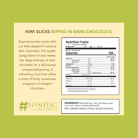 Kiwi Slices dipped in Dark Chocolate