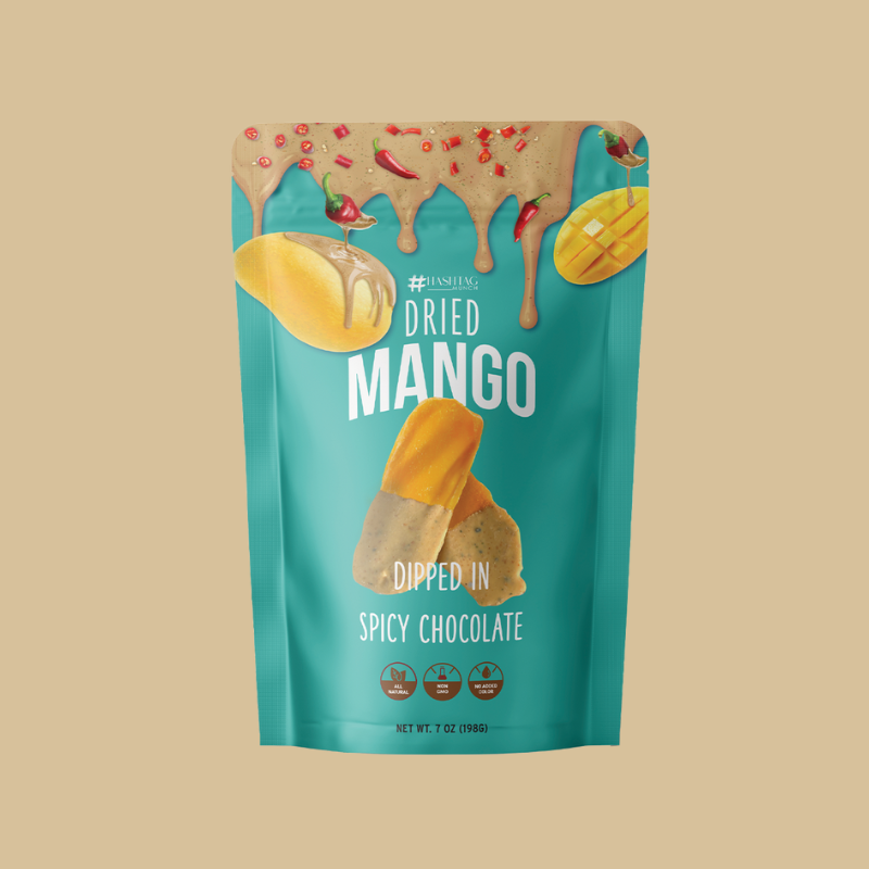 Dried Mango Dipped in Spicy Chocolate