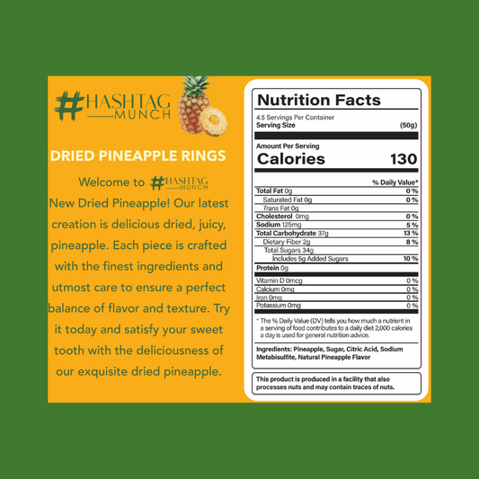 Dried Pineapple Rings