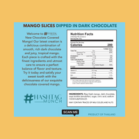 Mango Slices Dipped in Dark Chocolate