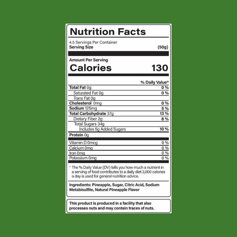 Dried Pineapple Rings