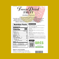 Freeze Dried Strawberry Banana