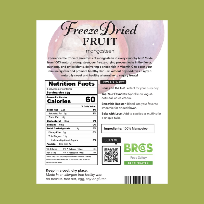 Freeze Dried Mangosteen