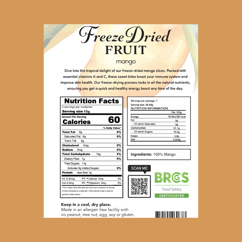 Freeze Dried Mango