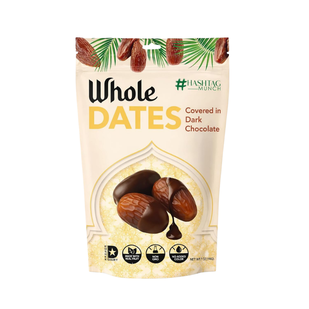 Whole Dates Covered in Dark Chocolate