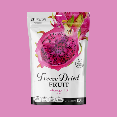 Freeze Dried Red Dragon Fruit – Hashtag Munch